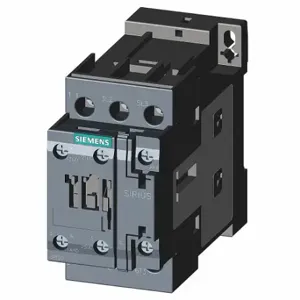 SIEMENS 3RT20251BB40 Iec Magnetic Contactor, 24 V Dc Coil Volts, 16 A, 1No/1Nc | CU2TFN 13Y578