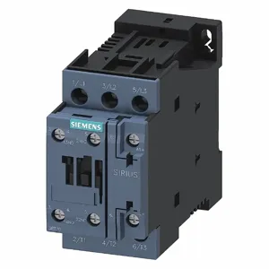 SIEMENS 3RT20251KB40 Power Contactor, 24 V DC Coil Volts, 17 A Full Load Amps-Inductive, 1No/1Nc | CU2TLV 56JZ62