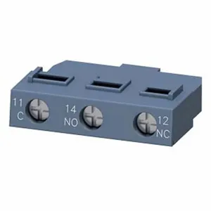 SIEMENS 3RV29011D Transverse Auxiliary Contact Block, Transverse Auxiliary Contact Block | CN9GHN 13Y495