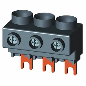 SIEMENS 3RV29255AB Three Phase Terminal, Series 3Rv2 Motor Starter Protectors, Line Side | CU2VGH 13Y503