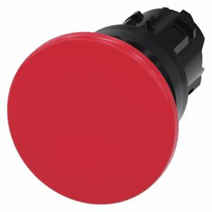 SIEMENS 3SU1000-1BD20-0AA0 Push Button Operator, 22 mm Size, Momentary, Red, 40 mm Mushroom Head | CU2WBZ 411J32