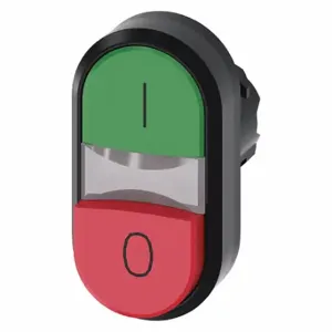 SIEMENS 3SU1000-3BB42-0AK0 Non-Illuminated Multihead Operator, 2 Heads, Green/Red, Round | CU2RXF 411J49