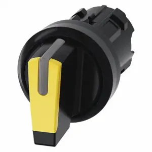 SIEMENS 3SU1002-2BL30-0AA0 Illuminated Selector Switch Operator, Yellow, Plastic | CU2UPP 411H98