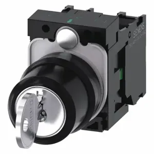 SIEMENS 3SU1100-4BL11-1NA0 Non-Illuminated Selector Switch, 22 mm Size, 3 Position, Plastic | CU2WWC 411K01