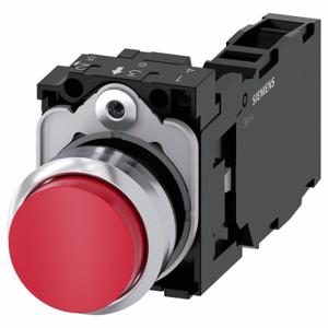 SIEMENS 3SU1150-0BB20-1FA0 Unbeleuchteter Drucktaster, 22 mm Größe, tastend, rot, Kunststoff | CU2VGW 411K55