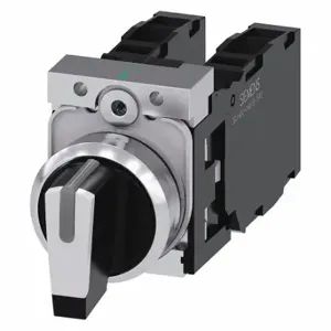 SIEMENS 3SU1150-2BM60-1LA0 Non-Illuminated Selector Switch, 22 mm Size, 3 Position | CU2WVX 411K62