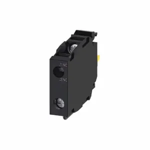 SIEMENS 3SU1400-1AA10-1HA0 Contact Block, 22 mm Size, Control Station, 1Nc+1Mc Installed-Monitoring, 3Su1 Operators | CU2RKH 411J61