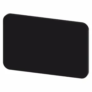 SIEMENS 3SU1900-0AD16-0AA0 Legend Plate Holder, Rectangular, Plastic, Black, 0.69 Inch Height, 1.06 Inch Wd | CU2URL 411H37