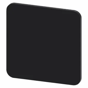 SIEMENS 3SU1900-0AF16-0AA0 Legend Plate, Square, Plastic, Black, 0.87 Inch Height, 0.87 Wd | CU2UTC 411H36