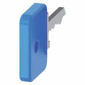 SIEMENS 3SU19500FJ500AA0 Key, Key-Operated Switch O.M.R, Blue | CU2UQJ 56JX15