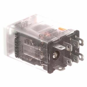 SIEMENS 3TX7114-5LC13 Plug-In Relay, Socket Mounted, 15 A Current Rating, 24VAC, 8 Pins/Terminals, DPDT | CP4MCZ 56JX44