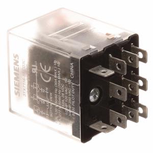 SIEMENS 3TX7116-5FC03C Plug-In Relay, Socket Mounted, 15 A Current Rating, 24V DC, 11 Pins/Terminals, 3PDT | CP4MDB 56JX48