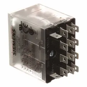 SIEMENS 3TX7117-5PF13 Plug-In Relay, Socket Mounted, 15 A Current Rating, 120VAC, 14 Pins/Terminals, 4PDT | CP4MCN 56JX53