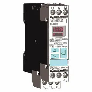 SIEMENS 3UG4622-1AW30 Digital Monitoring Relay, Din-Rail Mounted, 15 A Current Rating, 24 To 240VAC/Dc, Screw | CU2VFD 56JY07