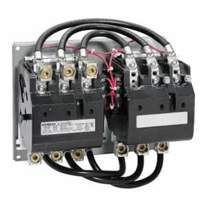 SIEMENS 43JG32AF Nema Magnetic Contactor, 4 Nema Contactor Size, 135 A Full Load Amps, 120V Ac, Reversing | CU2UXW 44N949