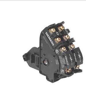 SIEMENS 49AB22 Auxiliary Contact, Auxiliary Contact, 10 A, NEMA 00/4 Contactor, Side, 2 NC Aux. Contacts | CN9GGZ 44F372