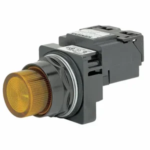 SIEMENS 52BL4H9XB Pilot Light Complete, 30 mm Size, Transformer, 240VAC, Amber, LED | CU2XGX 22KL28