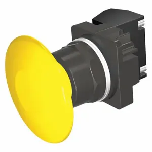 SIEMENS 52BM9V4A Non-Illuminated Push Button, 30 mm Size, Momentary Push, Yellow | CU2VLM 32GG86