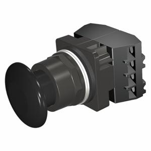 SIEMENS 52BM9W1F Non-Illuminated Push Button, 30 mm Size, Momentary Push, Black/4X | CU2VJE 32GG48