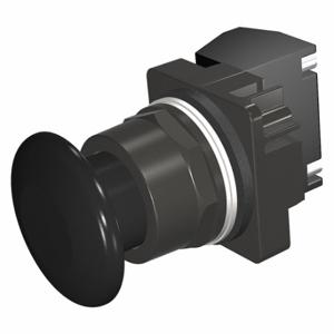 SIEMENS 52BM9W1J Non-Illuminated Push Button, 30 mm Size, Momentary Push, Black/4X | CU2VJL 32GG50