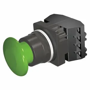 SIEMENS 52BM9W3F Non-Illuminated Push Button, 30 mm Size, Momentary Push, Green | CU2VKA 32GG60