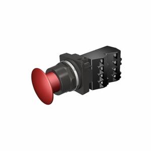 SIEMENS 52BP2A2G Non-Illuminated Push Button, 30 mm Size, Maintained Push/Maintained Pull, Red | CU2VMP 22KL71