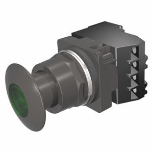 SIEMENS 52BP2G3A Illuminated Push Button, Maintained Pull/Maintained Push, Green | CU2UCQ 22KM06