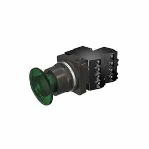 SIEMENS 52BR8HSG Illuminated Push Button, Turn To Release, Green, 6V Ac, 2Nc, Epoxy | CU2UJY 22KM87