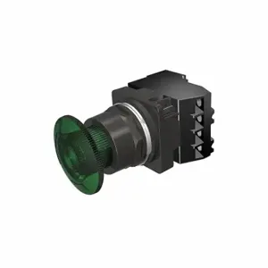 SIEMENS 52BR8HSAB Illuminated Push Button, Turn To Release, Green, 6V Ac, Led, Epoxy | CU2UKK 22KM86