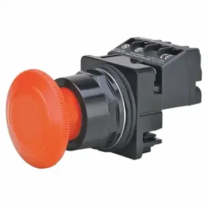 SIEMENS 52BR8W2A Non-Illuminated Push Button, 30 mm Size, Maintained Push/Turn To Release, Red | CU2VHN 41H072