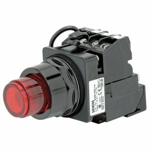 SIEMENS 52BT6D2A Illuminated Push Button, Maintained/Momentary, Red, 24V Ac/Dc | CU2UMU 41H073