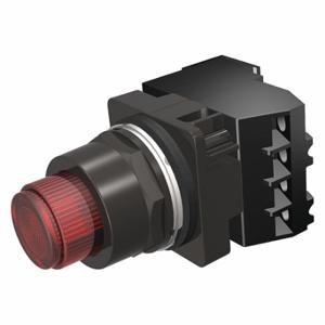SIEMENS 52BT6G2A Illuminated Push Button, Maintained/Momentary, Red, 6V Ac, Epoxy | CU2TWP 22KN52