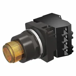 SIEMENS 52BT6G9A Illuminated Push Button, Maintained/Momentary, Amber, 6V Ac | CU2TQV 22KN76