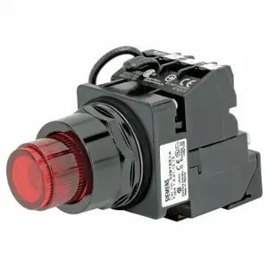 SIEMENS 52BT6J2KB Illuminated Push Button, Maintained/Momentary, Red, 6V Ac, Led | CU2TXA 22KP58