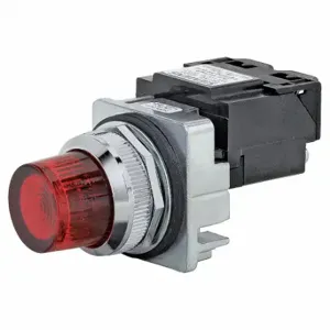 SIEMENS 52PL5G2 Pilot Light Complete, 30 mm Size, Transformer, 120VAC, Red, Incandescent | CU2XGF 22KT14