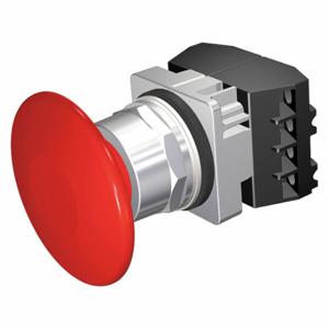 SIEMENS 52PM9V2F Non-Illuminated Push Button, 30 mm Size, Momentary Push, Red/4X | CU2VKP 32GG31