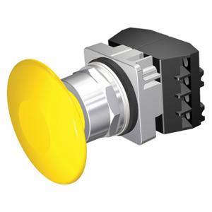 SIEMENS 52PM9V4G Non-Illuminated Push Button, 30 mm Size, Momentary Push, Yellow | CU2VLG 32GG43
