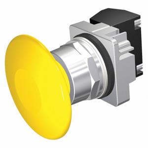 SIEMENS 52PM9V4A Non-Illuminated Push Button, 30 mm Size, Momentary Push, Yellow | CU2VLK 32GG41
