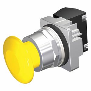 SIEMENS 52PM9W4K Non-Illuminated Push Button, 30 mm Size, Momentary Push, Yellow/4X | CU2VME 32GG23