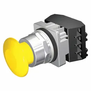 SIEMENS 52PM9W4F Non-Illuminated Push Button, 30 mm Size, Momentary Push, Yellow | CU2VLP 32GG20