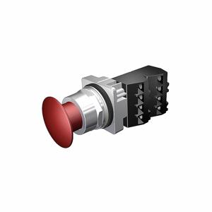 SIEMENS 52PP2A2G Non-Illuminated Push Button, 30 mm Size, Maintained Push/Maintained Pull, Red | CU2VHK 22KT38