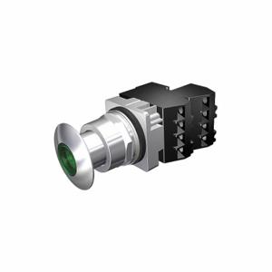 SIEMENS 52PP2E3G Illuminated Push Button, Maintained Pull/Maintained Push, Green | CU2UCL 22KT57
