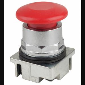 SIEMENS 52PP2W2 Push Button Operator, 30 mm Size, Maintained Push/Maintained Pull, Red | CU2WDD 6EWR1