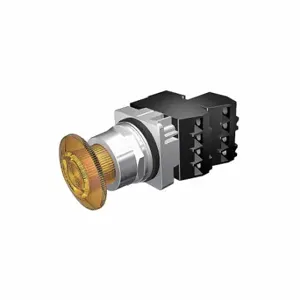 SIEMENS 52PR8GTGB Illuminated Push Button, Turn To Release, Amber, 6V Ac, Led, 2Nc | CU2UHV 22KU43