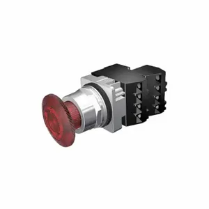 SIEMENS 52PR8ERGB Illuminated Push Button, Turn To Release, Red, 120V Ac, Led, 2Nc | CU2UKW 22KU25