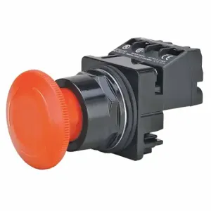 SIEMENS 52PR8W2A Non-Illuminated Push Button, 30 mm Size, Maintained Push/Turn To Release, Red | CU2VHP 41H114