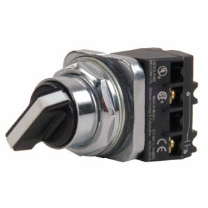 SIEMENS 52SA2AABA1 Non-Illuminated Selector Switch, 30 mm Size, 2 Position, Maintained/Maintained, Metal | CU2WWE 41H137