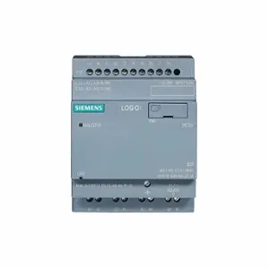 SIEMENS 6ED10522CC080BA1 Logic Module, 24V AC/DC, 0.3 A, 4 Analog/8 Inputs, 4 Outputs, Transistor | CU2UUE 784F98