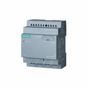 SIEMENS 6ED10522HB080BA1 Logic Module, 24V AC/DC, 10 A 3 A, 8 Digital Inputs, 4 Outputs, Relay | CU2UUG 784F99