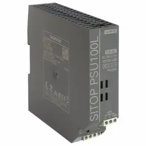 SIEMENS 6EP13321LB00 Dc Power Supply, 120 To 230 VAC, Single, 24VDC, 60W, 2.5, Din Rail | CU2RPV 20AZ55